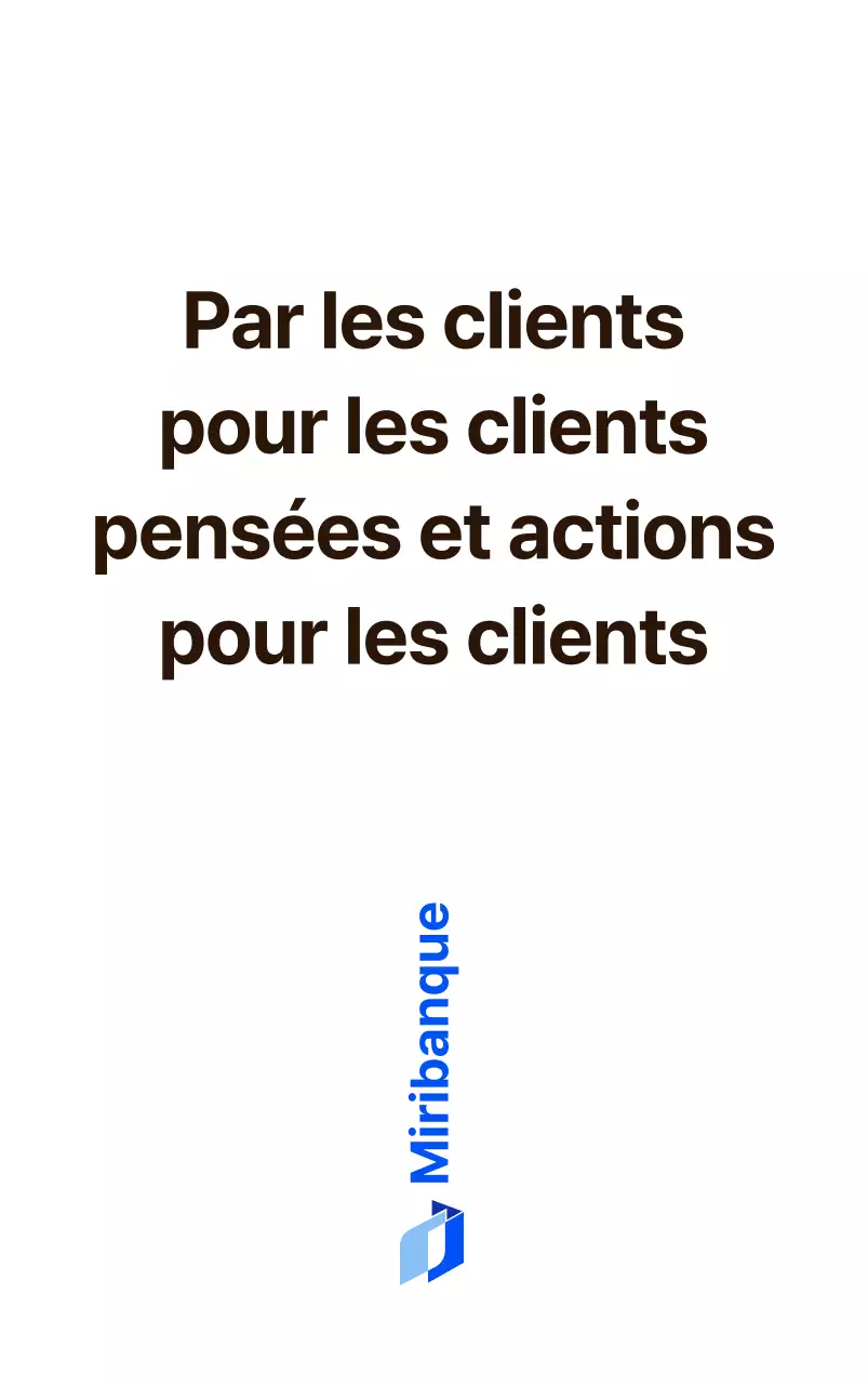 Pour la promotion d'une banque avec un logo bleu et noir