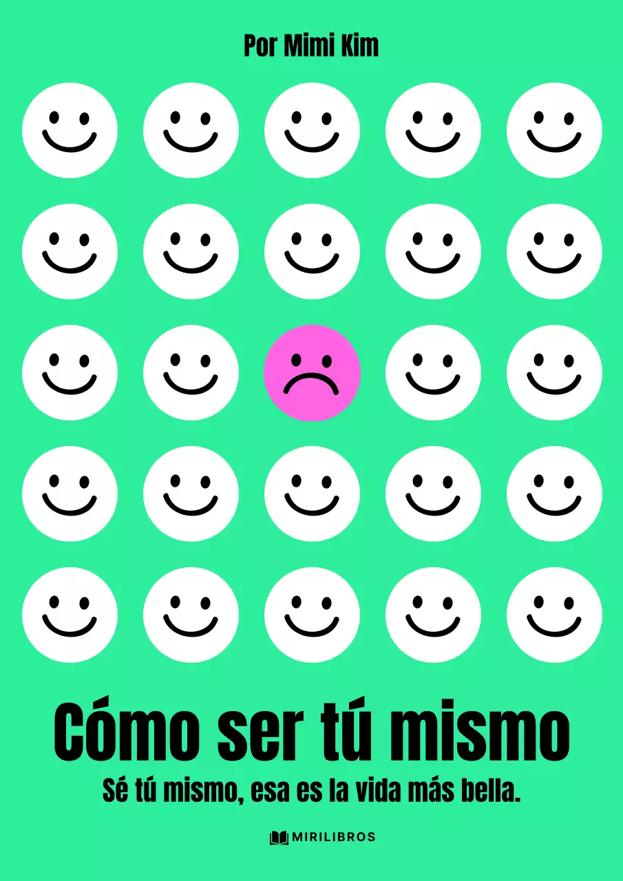 Portada verde de libro de autoayuda pop art