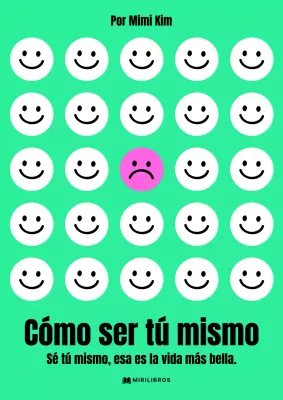 Portada verde de libro de autoayuda pop art