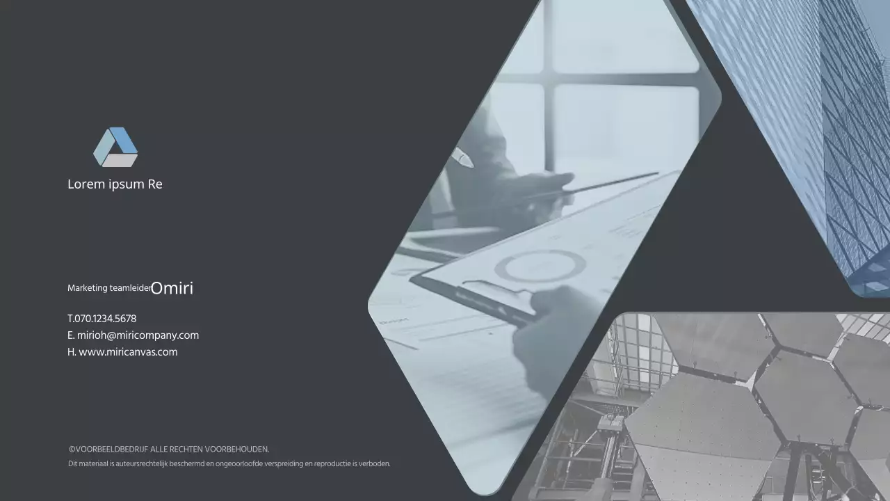 Grijs en blauw bedrijfsresultaat H1 aankondigingen