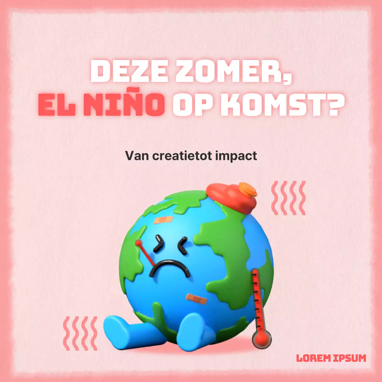 Roze en rode klimaatwaarnemingen