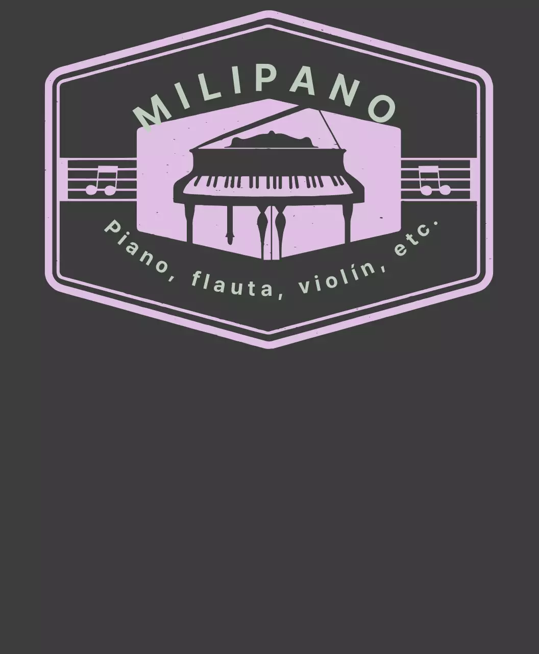Camiseta de grupo de la escuela de piano