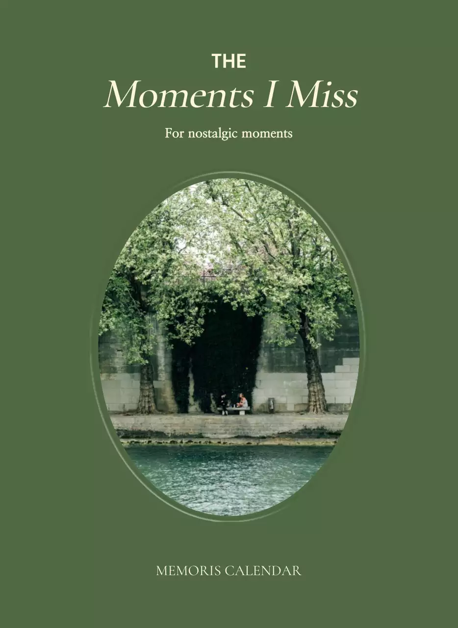 Kalender Buku Harian Antik Khaki