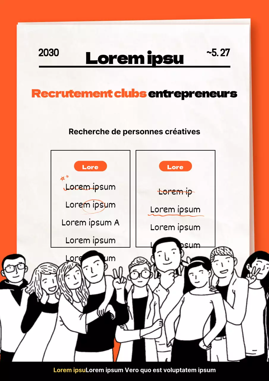 Recrutement de clubs d'entrepreneurs