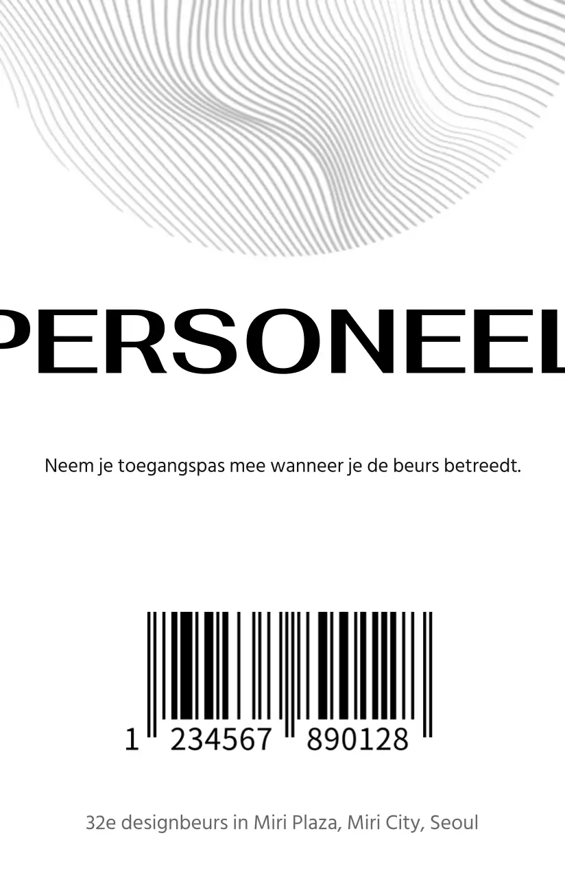 Evenementenorganisatoren met een designfocus op lijnen en vormen