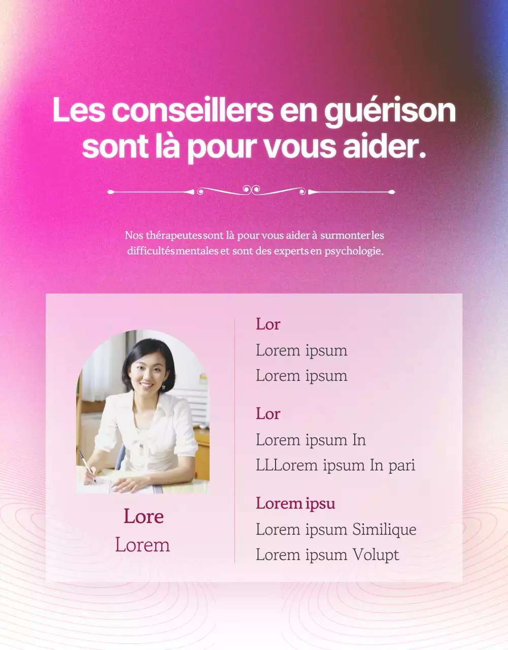 Promouvoir une psychothérapie rose, rêveuse et émotionnelle