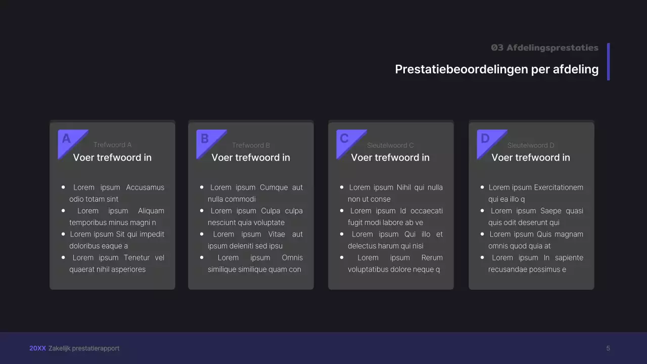Paarse, driedimensionale UI-concept zakelijke presentatie kit