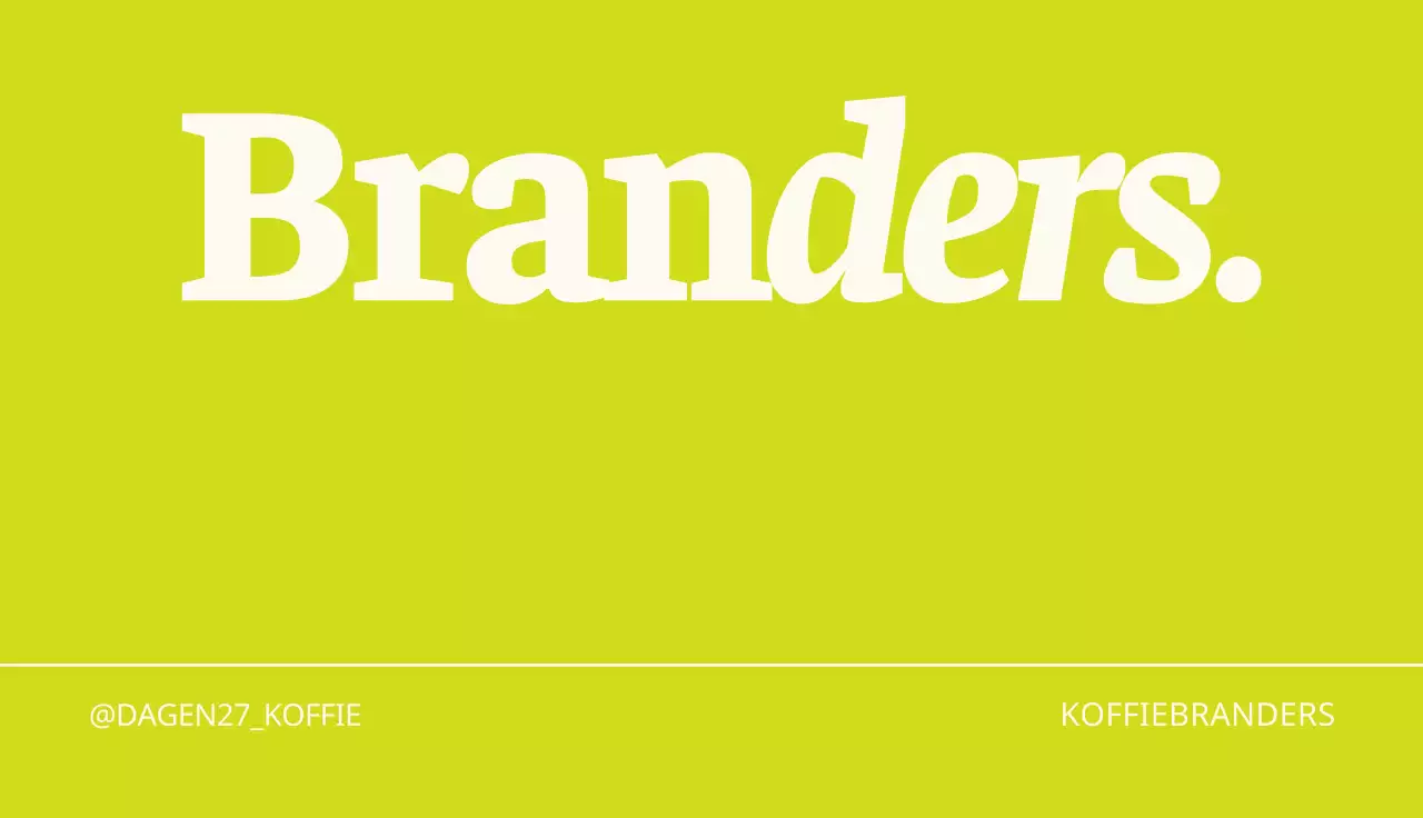 Kleurrijk en eenvoudig visitekaartje in oranje, marineblauw en groen