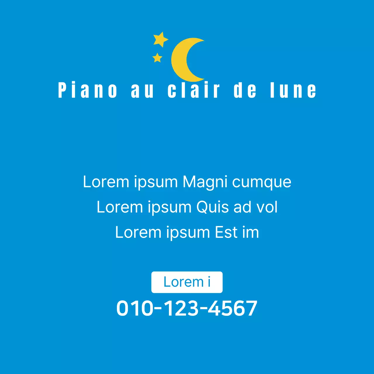 Piano au clair de lune