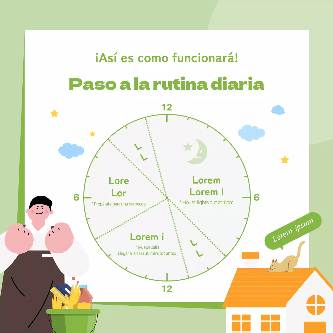 En busca de un personal alegre para la casa de huéspedes