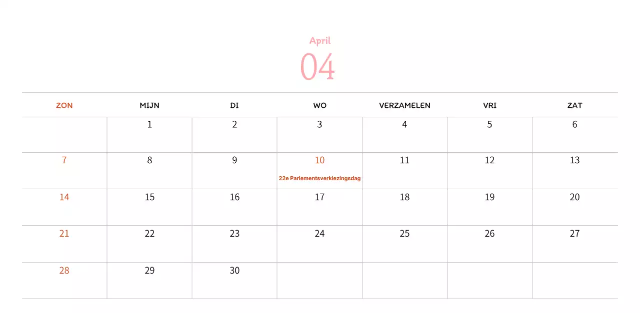 Stempelillustraties met een warm concept