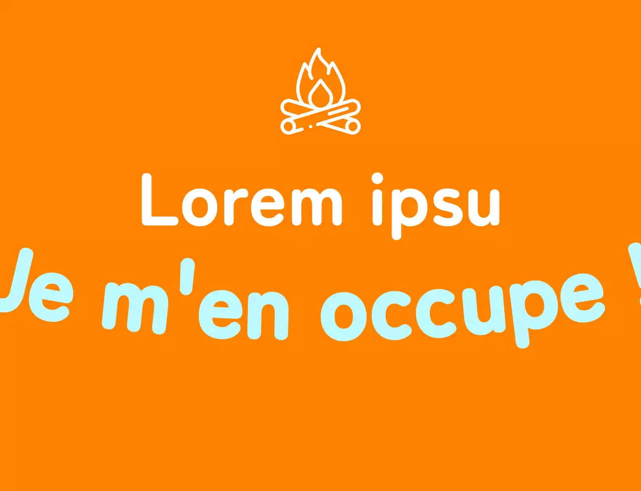 Tenue bleu clair du personnel de camping dans la nature