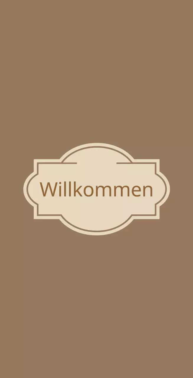 Willkommensschild mit Etiketten Hotel Valeant