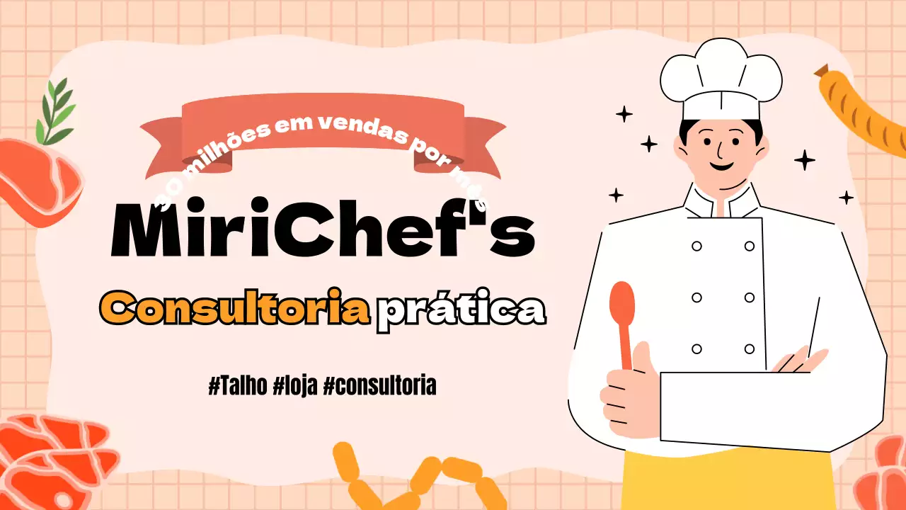 Consultoria para uma loja de carnes em laranja