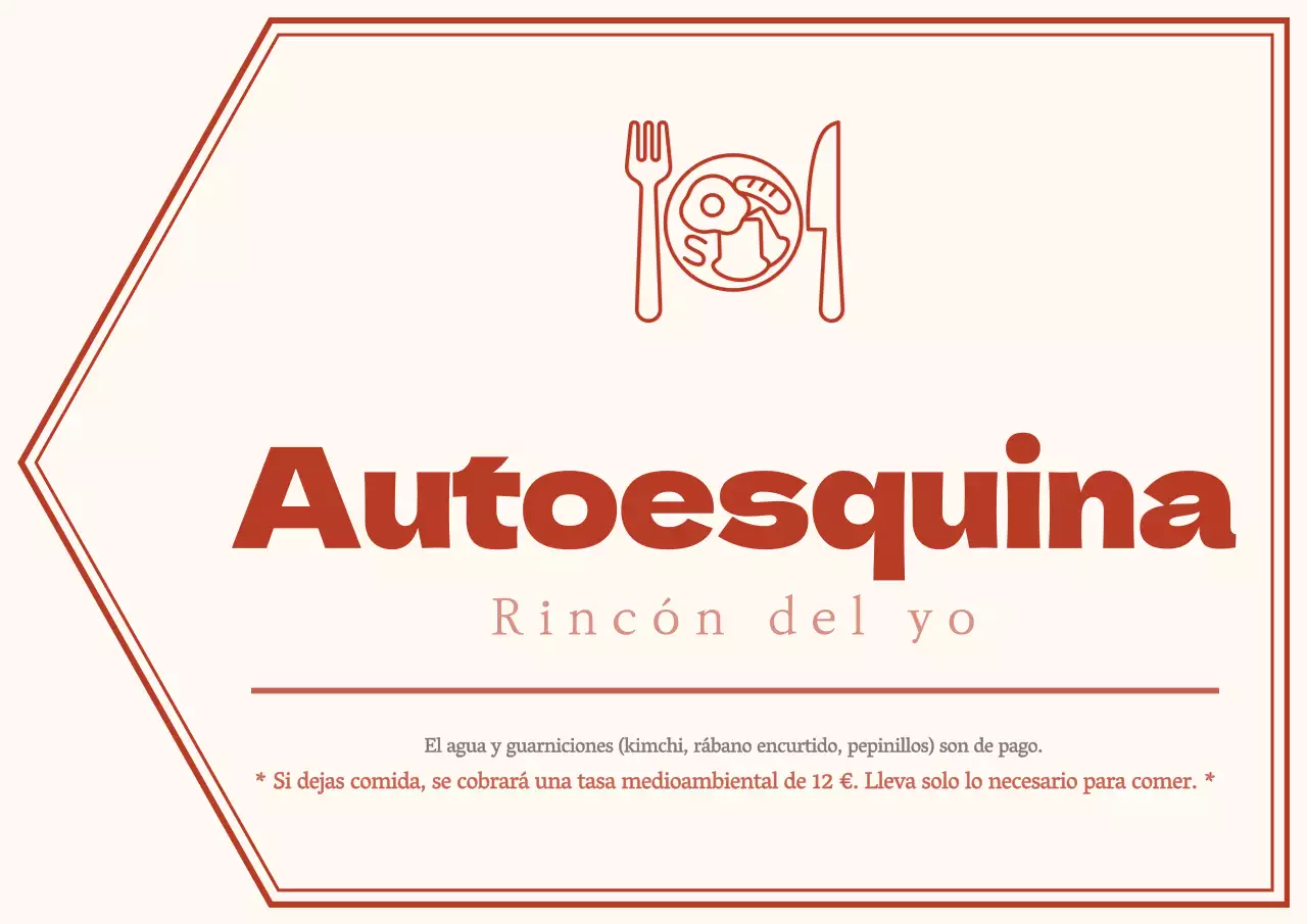 Estilo sencillo y emocional en marrón claro y marrón con texto direccional autoesquinado