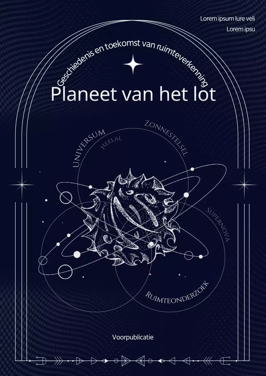 Marine Wit Lijn Illustratie Ruimte Thema