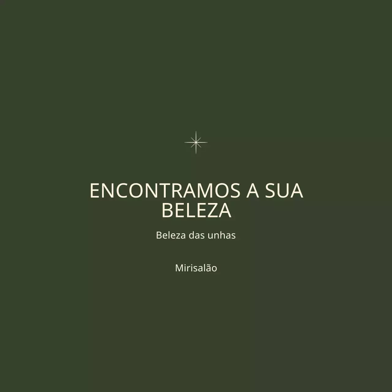 Design de nail art de loja com frases simples e sentimentais
