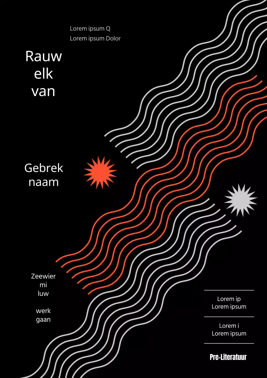 Zwart-wit, hard-denkende tech-cover