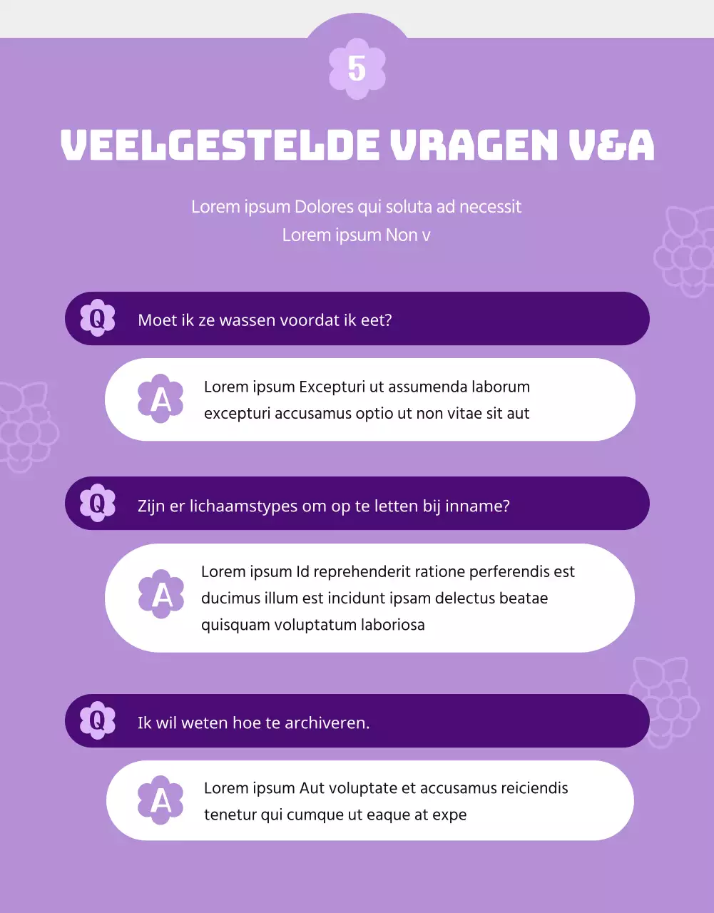 Een eenvoudig en mooi mauve en wit wambuis