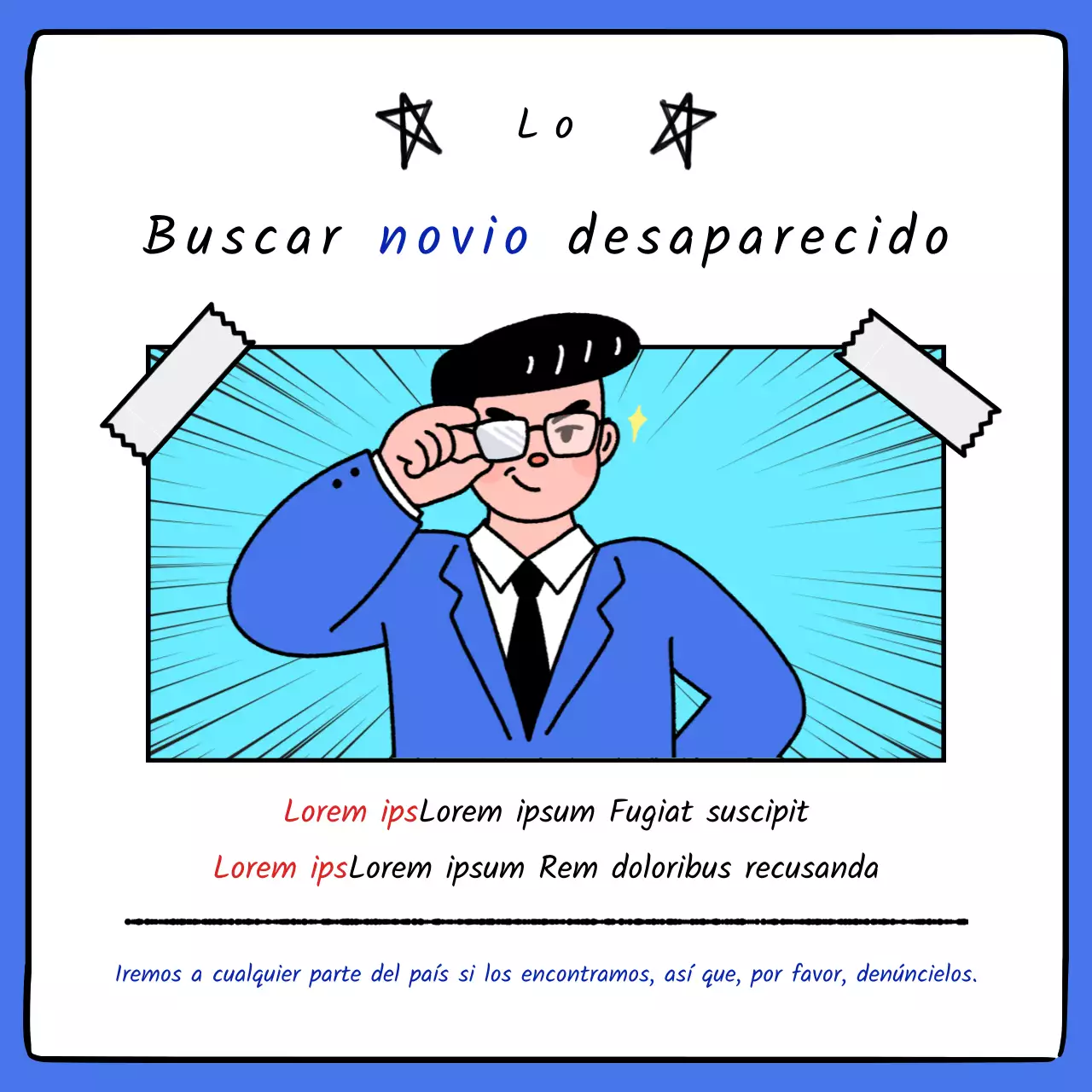 Blue comical cartoon handwritten wallpaper concept boyfriend job offer tumblr