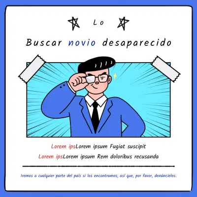 Blue comical cartoon handwritten wallpaper concept boyfriend job offer tumblr