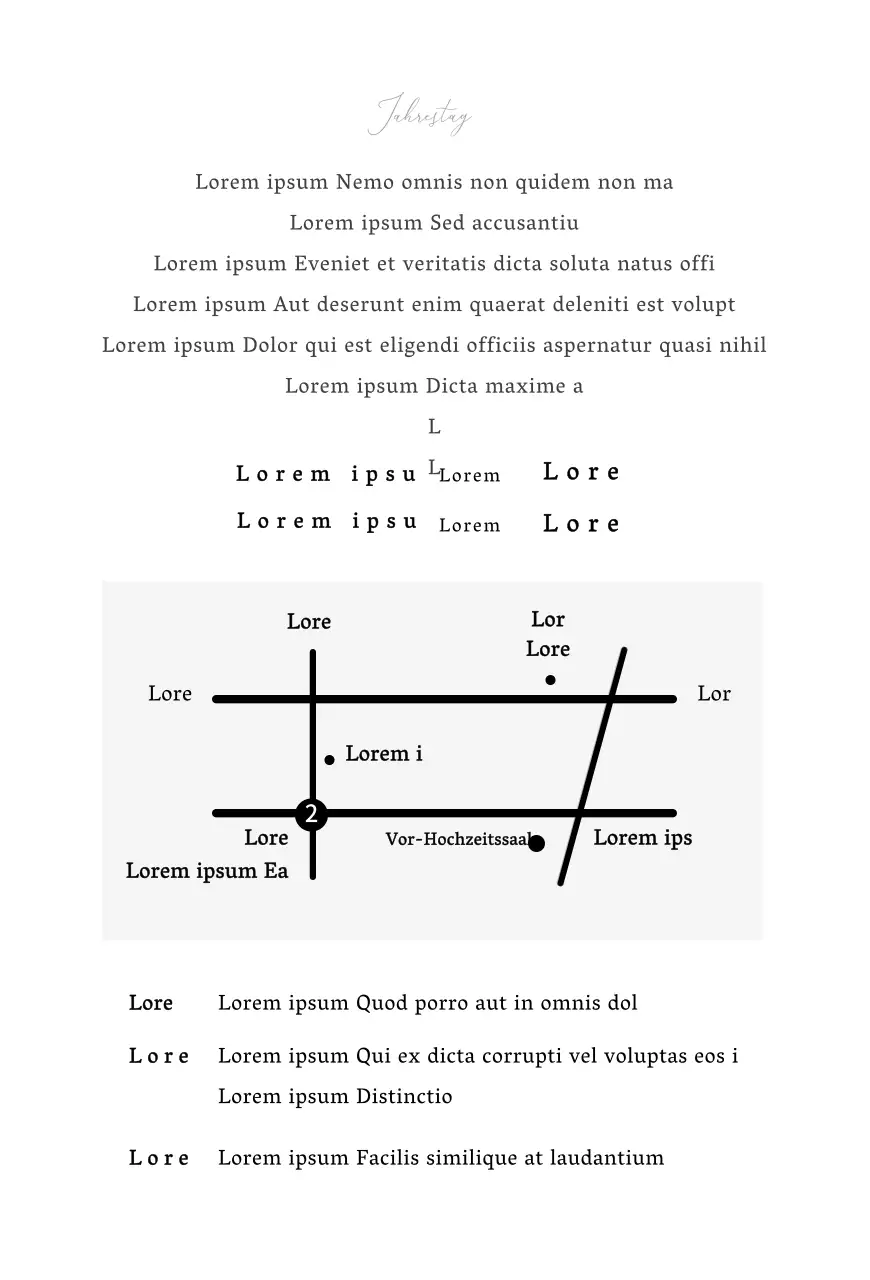 Hochzeitseinladungen mit einem sauberen Fotolayout