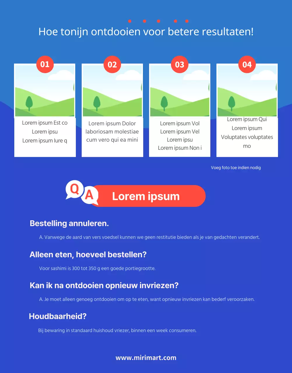 Korting op de blauwe tonijn sashimi speciaal gesneden set