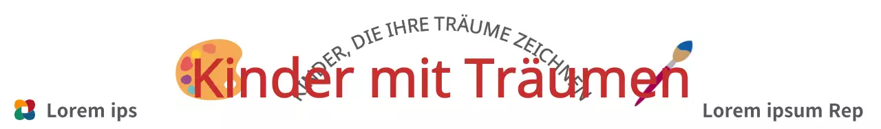 Entwerfen Sie einen Flyer für ein Kulturzentrum, der für einen bunten Kunstkurs für Kinder wirbt.