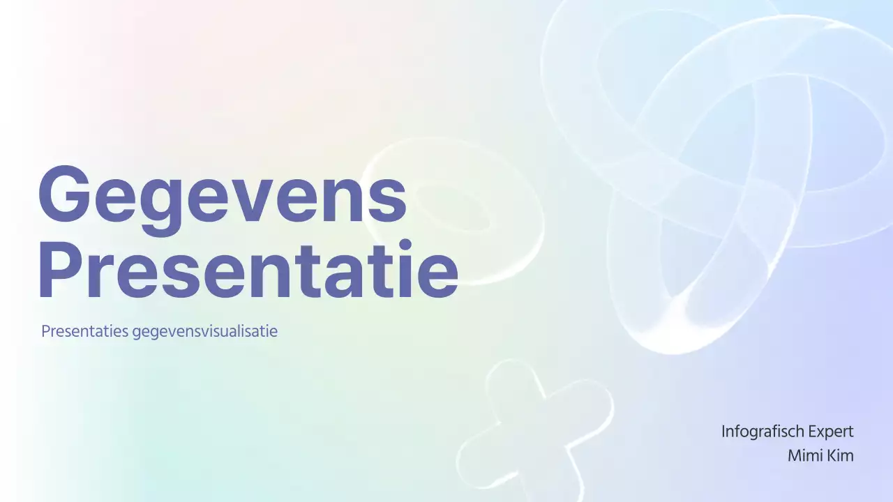 Rapport voor gegevensanalyse met pastelverloop als achtergrond