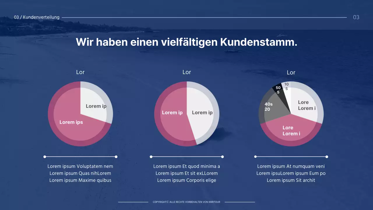 Reiseführer mit lila Themen