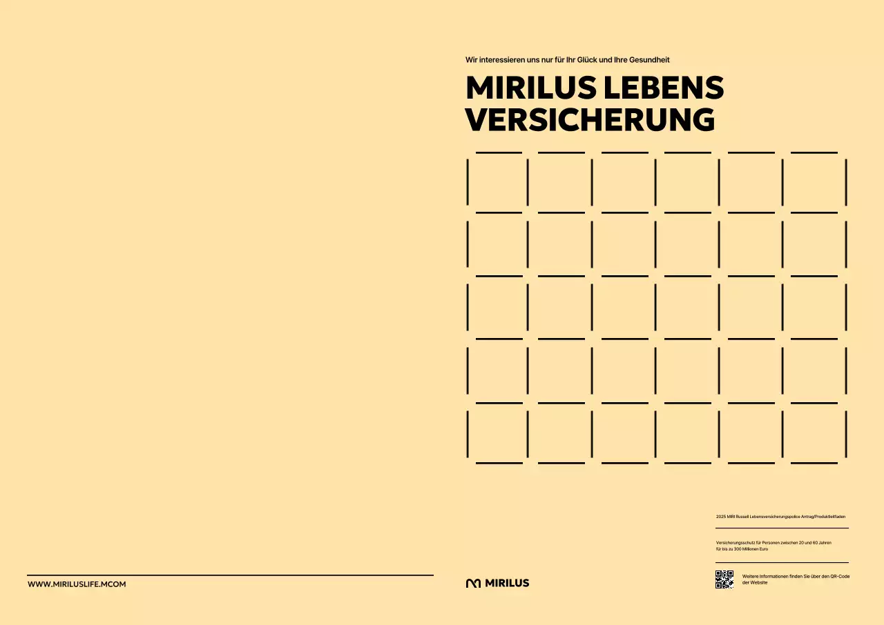 Verwendung von Linien zur Förderung einer minimalistischen Versicherungsberatung