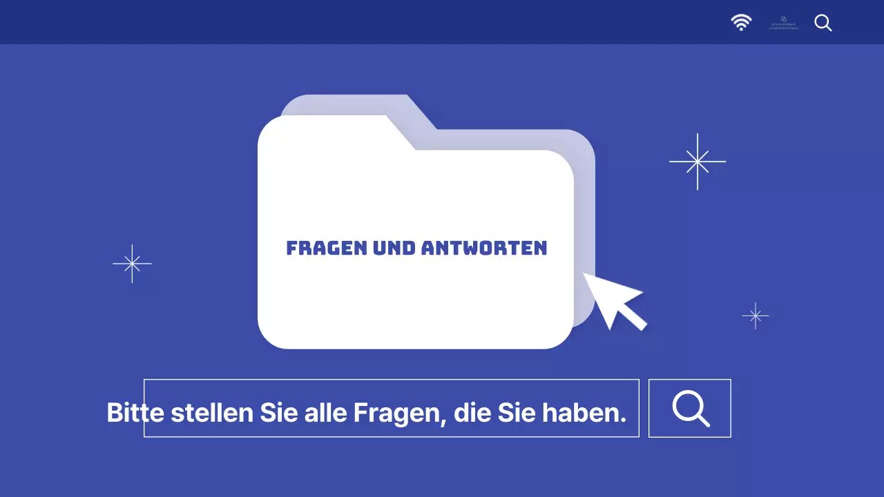Einfache blau-weiße Präsentation zur Leistungsbeurteilung