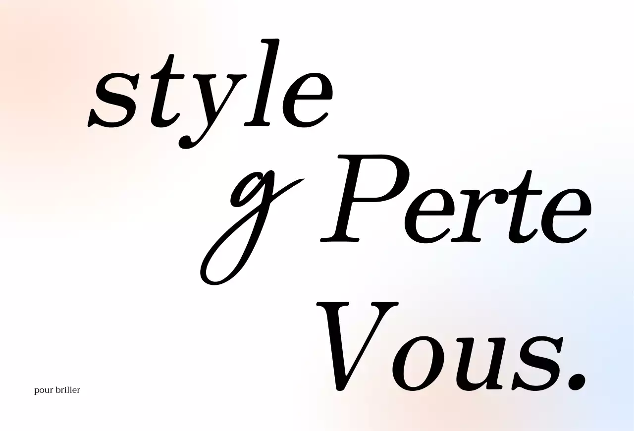 Magasin de vêtements simple et brillant avec dégradés