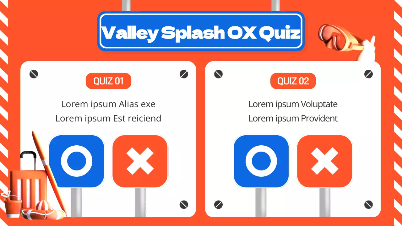 Ein orange-blauer Leitfaden zur Wassersicherheit im Sommer