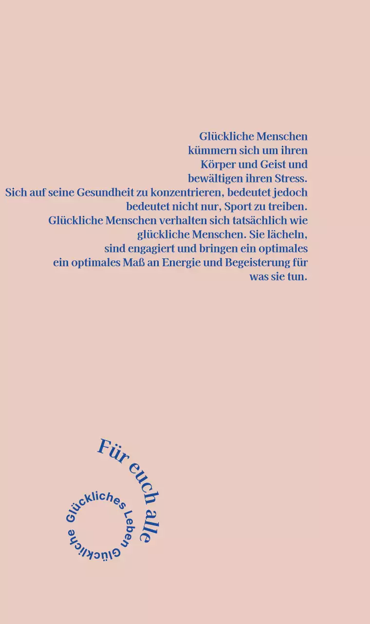 Marineblaue Typografie mit gefühlsbetonten Farbschemata und Formen
