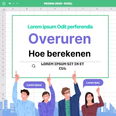 Overuren uitbetalen voor werknemers met een excelsheet voelen Sociale media