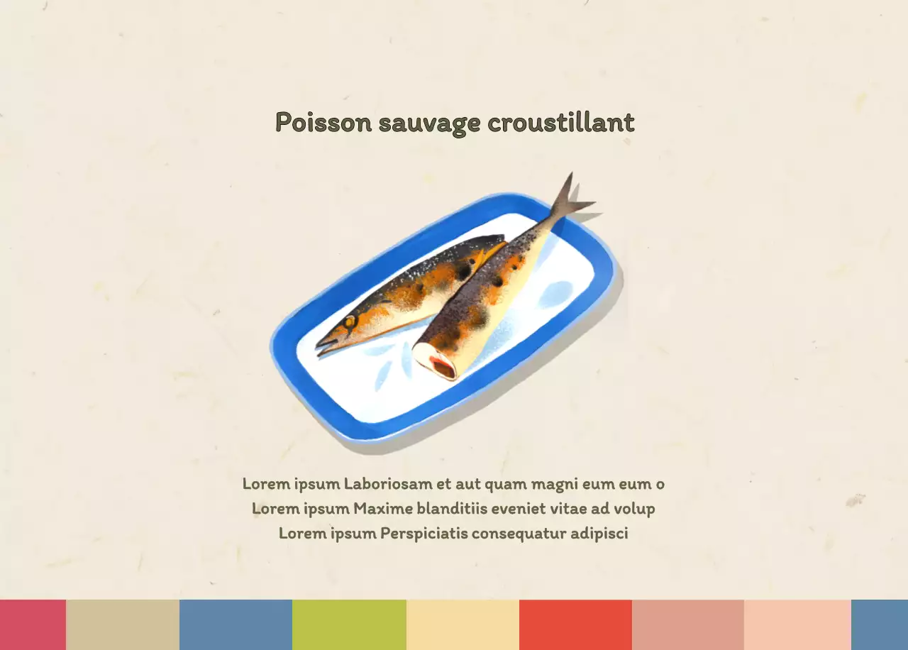 Calendrier des coupons de restaurants coréens traditionnels en beige et marron