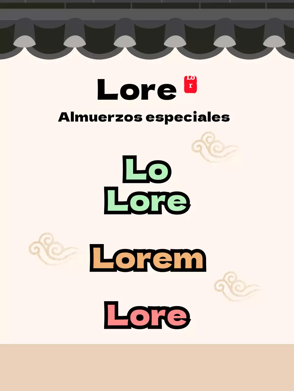 Carnicería de concepto tradicional en una casa de azulejos beige