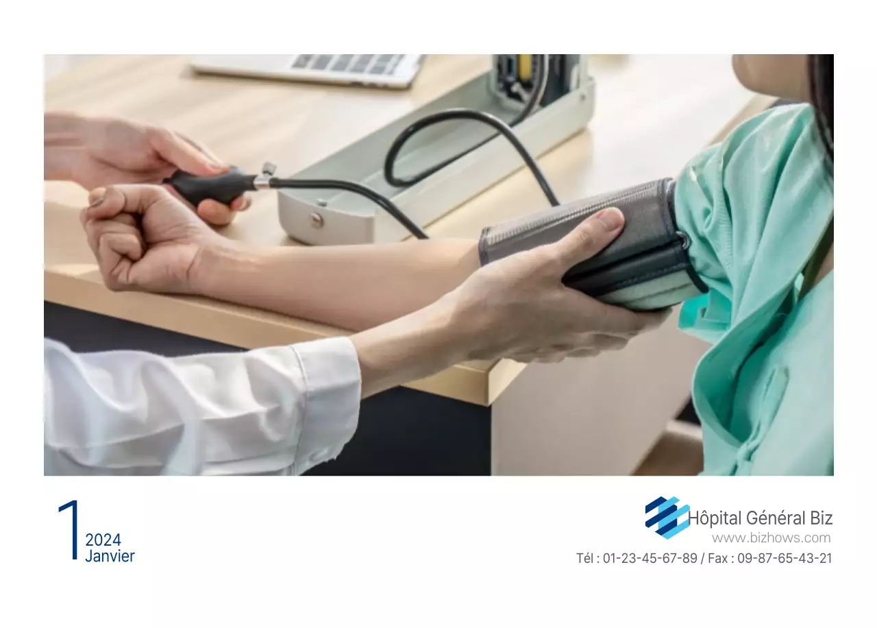 Hôpital simple blanc marine