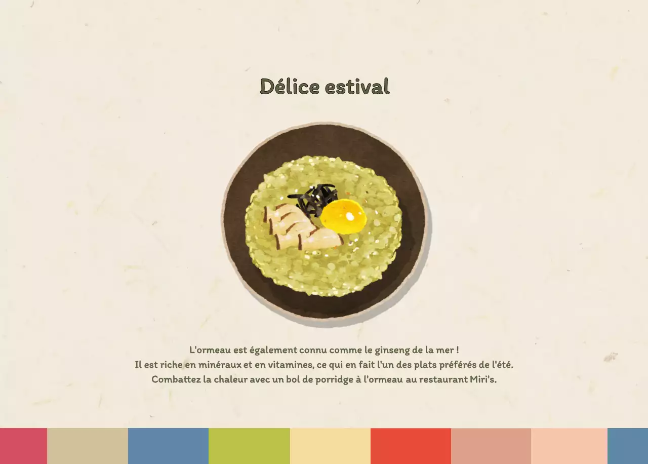 Calendrier des coupons de restaurants coréens traditionnels en beige et marron