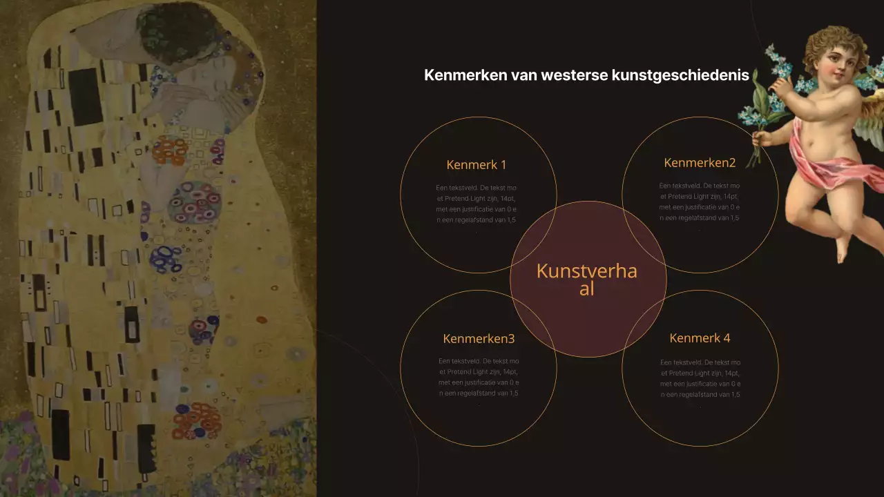 Infographic antiek meesterwerk in zwart en bruin