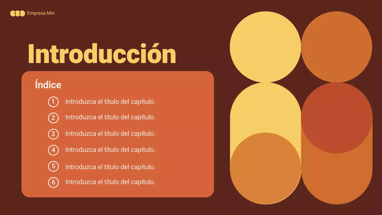 resumen naranja documento de marketing