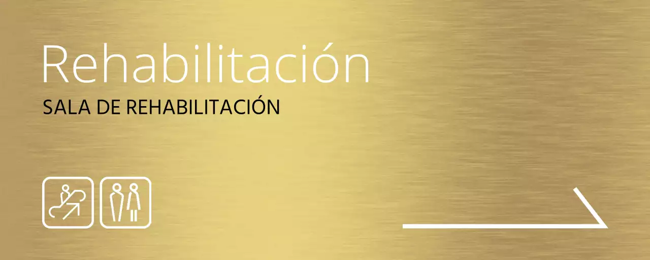 Diseño sencillo de la guía de lugares con líneas blancas y topónimos de hospitales