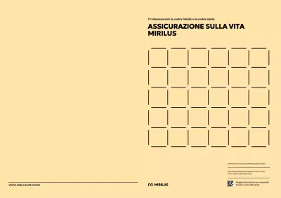 Utilizzare le linee per promuovere una guida assicurativa minimalista