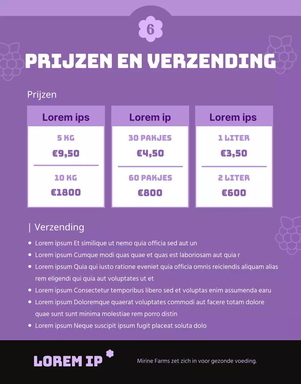 Een eenvoudig en mooi mauve en wit wambuis