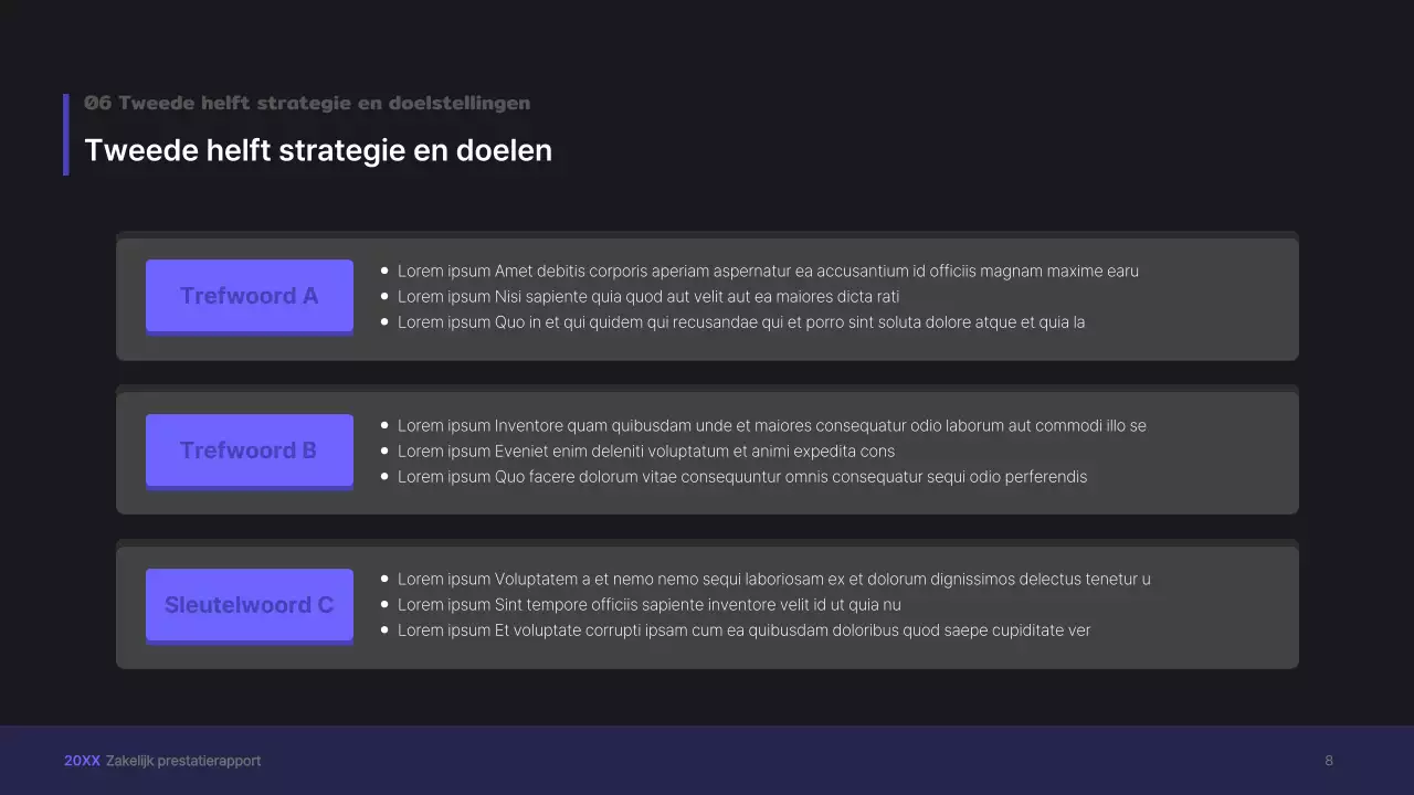 Paarse, driedimensionale UI-concept zakelijke presentatie kit