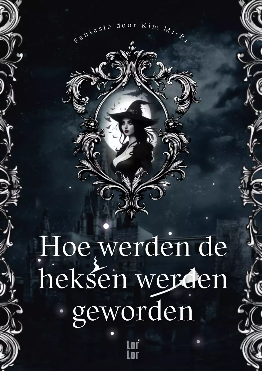 Een fantasyroman met een tovenaar in zwart-wittinten