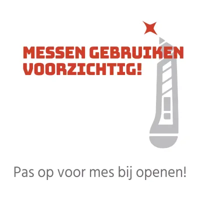 Wees voorzichtig met messen