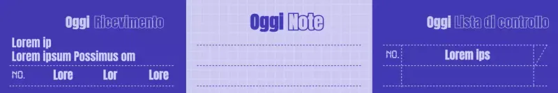 Semplice modello di concetto di ricevimento in blu navy e malva