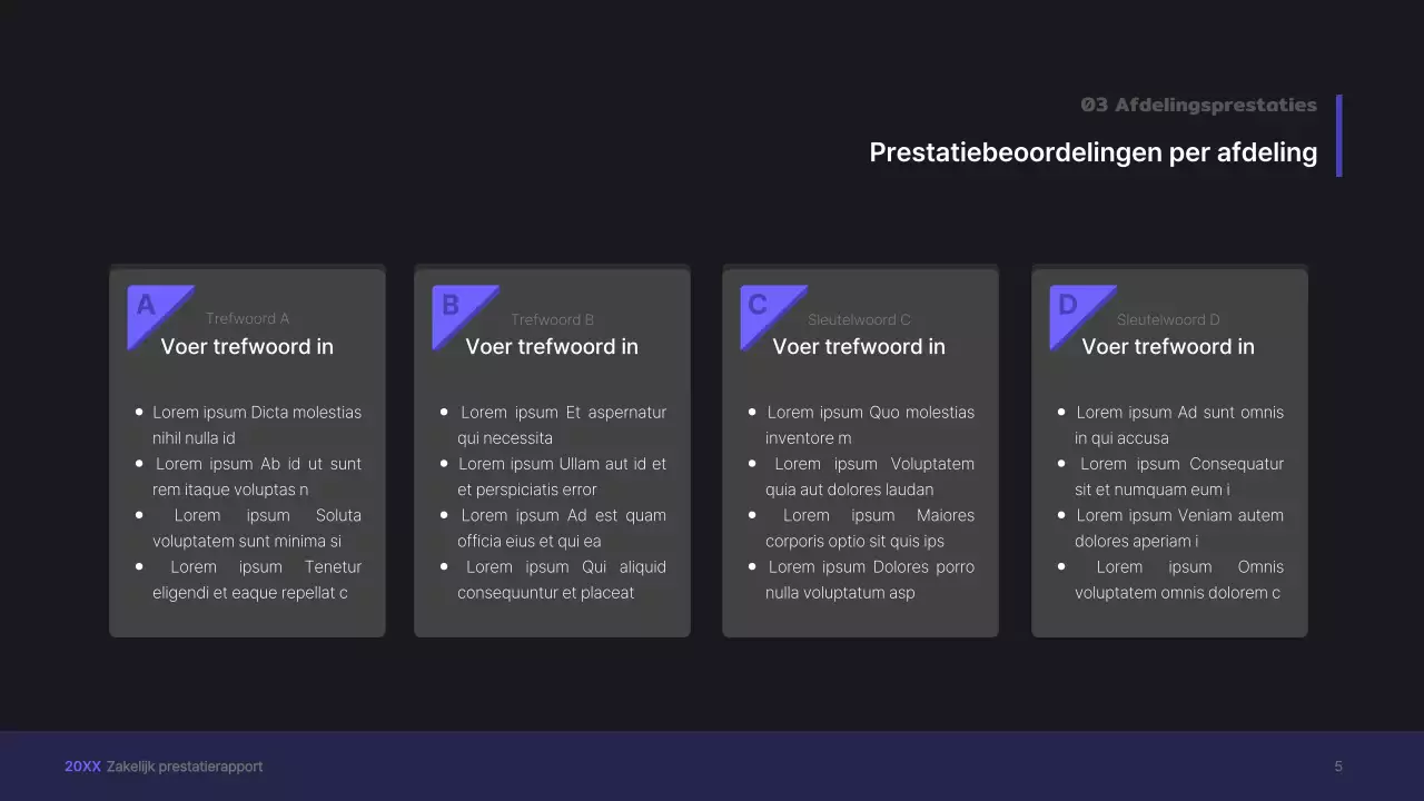 Paarse, driedimensionale UI-concept zakelijke presentatie kit